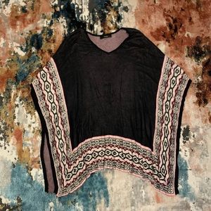 Printed Poncho